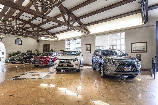 Interior of Lexus Santa Monica