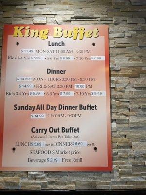 Menu Updated