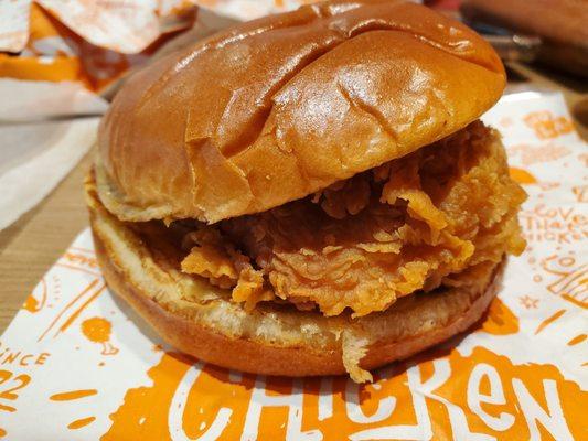 Spicy chicken sandwich