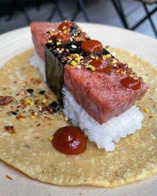 Spam Musubi Taco