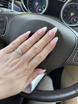 My nails look exactly like the photo I showed her!