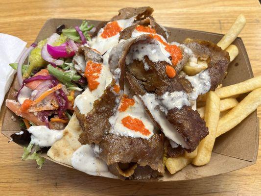 V. Doner Platter Beef and Lamb