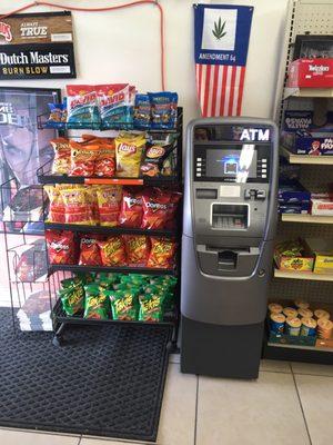 Snacks and ATM