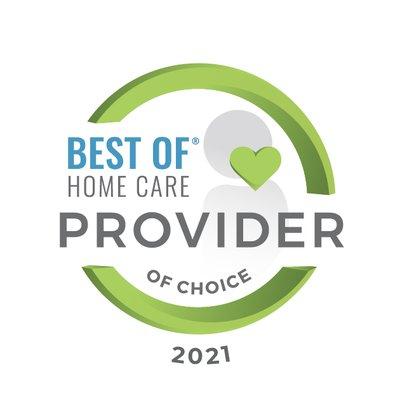 Home Helpers Home Care of Cherry Hill, NJ Receives Best of Home Care® - Provider of Choice Award 2021 for the 5th year in a row!