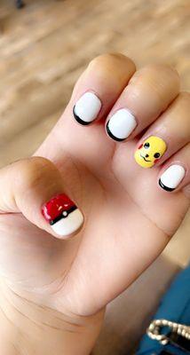 Thank You Cindy Lou for making my Pokémon nail vision come to life! They are a hit! I love them!