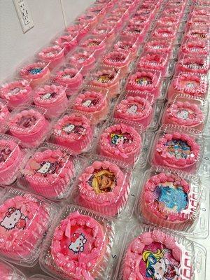 Our Barbie week bento cakes