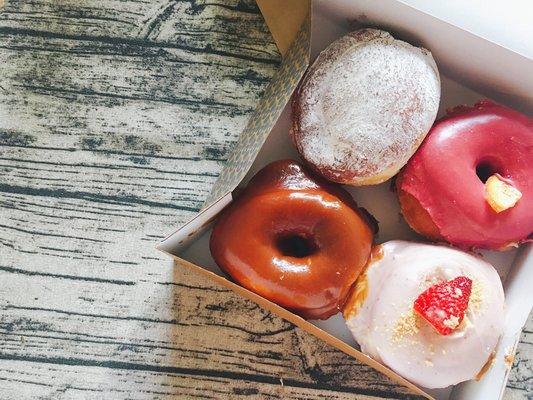 Perfect balance of sweetness! Best donuts!