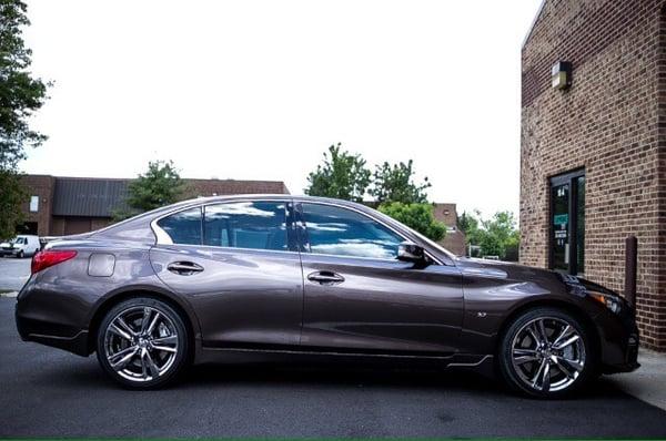 2015 Infiniti Q50 tinted 35% with Ceramic film