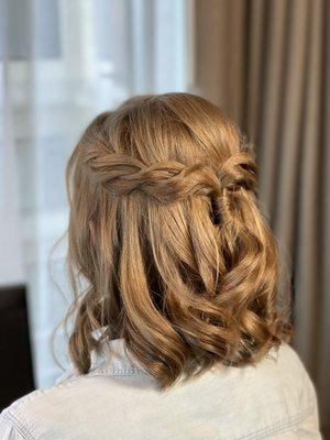 Bridal wedding hair