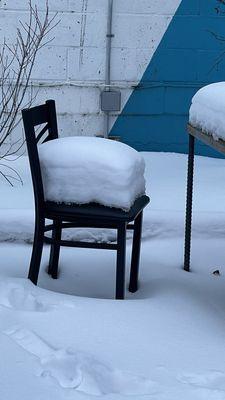 I don't think the patio is open today