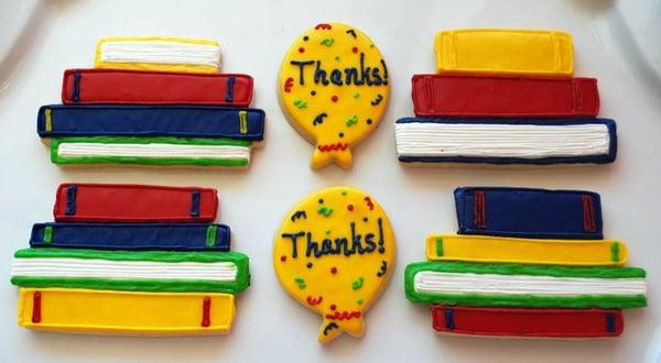 Great idea for a thank you gift - cookies.