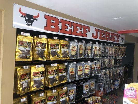 We've got the BEEF!!!  Areas largest selection of premium jerky and meat snacks.