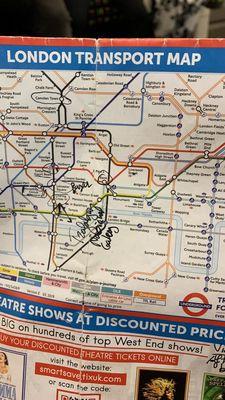 Mapa de Londres de tren