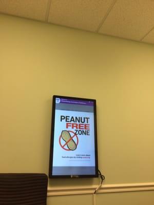 Peanut free zone