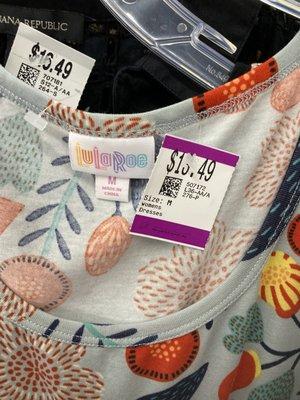 People can't give Lularoe away and they want $14 for a dress