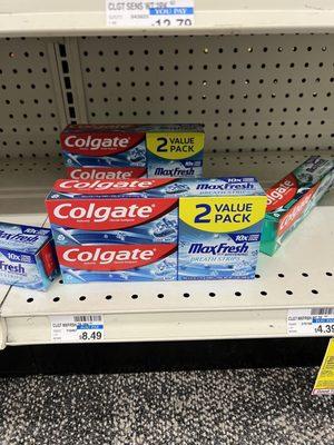 Colgate toothpaste