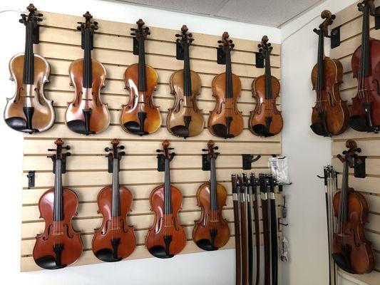 Wall of Violins & Bows