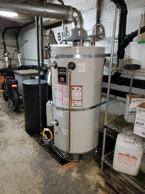 New Commercial Water Heater Installed