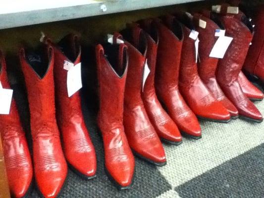 Red boots!