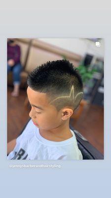 Boy haircut