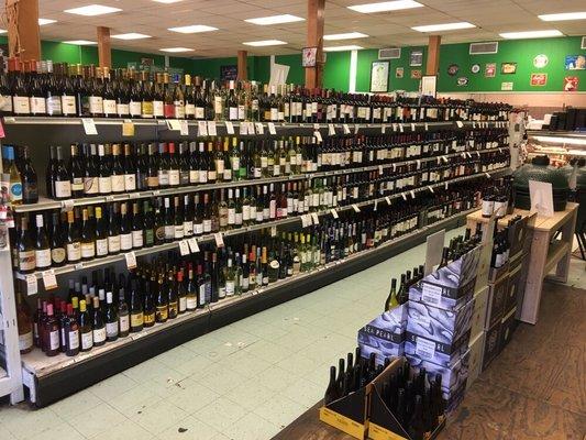 Huge wine selection