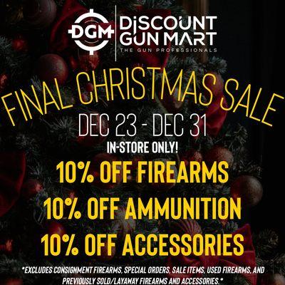 Final Christmas Sale