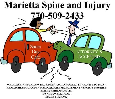 WHIPLASH PAIN? CALL 770-509-2433