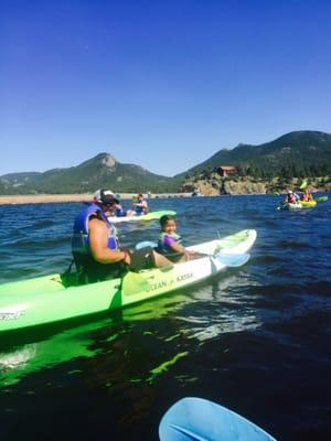 Kayaking at Lake Estes