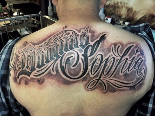 custom back piece by Ruben