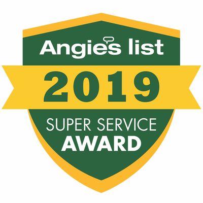 Angie's List Super Service Award!