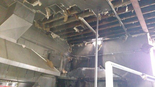 Ceiling collapse