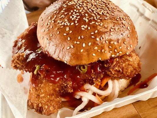 Korean Hot chicken Sandwich