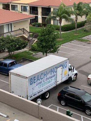 Big truck on moving day!  They are great!