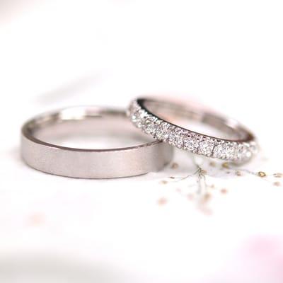 Diamond Wedding Bands Set