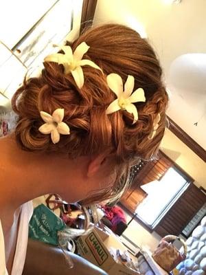 Wedding updo by the talented Becca Ciaffone at West One