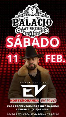 No se lo pierdan este sabado Feb 11