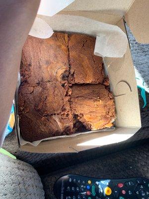 Disgusting cream cheese brownies