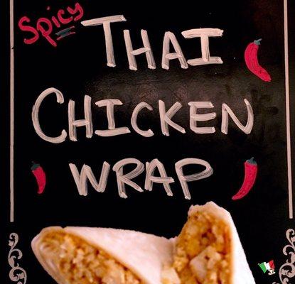 TGIF Special: THAI Chicken Wrap! Spice up your life!