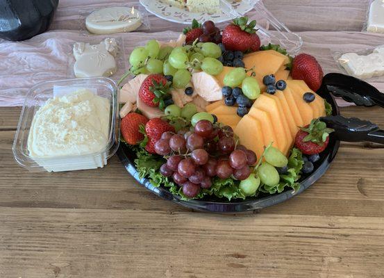 Fresh Fruit Platter (small) with Honey Lime Dip