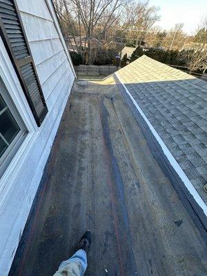 Replaced all wood and added a new roof over the breezeway.