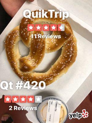 Where's the pretzel? Oh it's the new $1.99 one