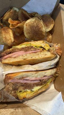 10/10 Cubano (Tuesdays only I believe) applewood smoked ham & slow roasted pork shoulder