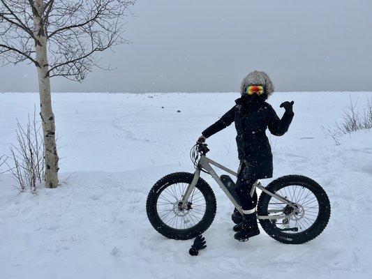 Fat tire biking