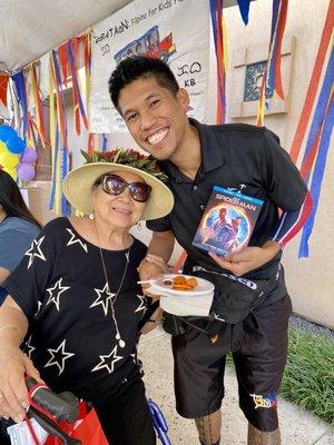 Lola Mary Rivera (Nedd's Lola from Spider-Man No Way Home) at Filipino Fiesta 2022!