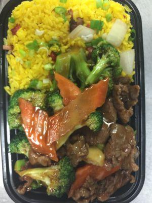 Beef W broccoli combination special