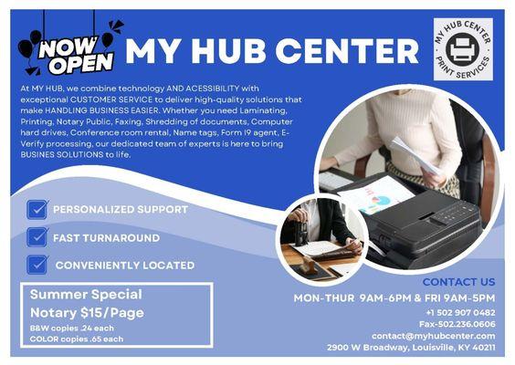 My Hub Center