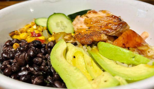 Teriyaki Salmon Bowl