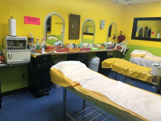 Private Waxing Stations