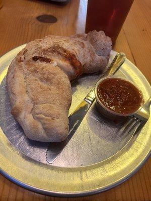 Easy Eatin Time 'Zone (pepperoni & sausage calzone).