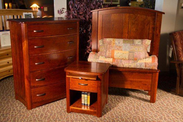 Beautiful Bedroom Sets made in the wood and stain of your choice.